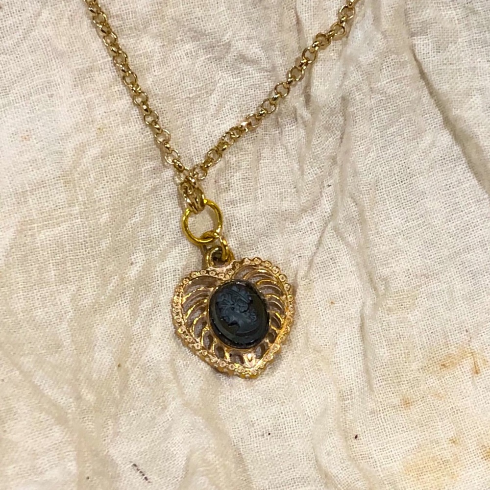 Cameo Heart Necklace